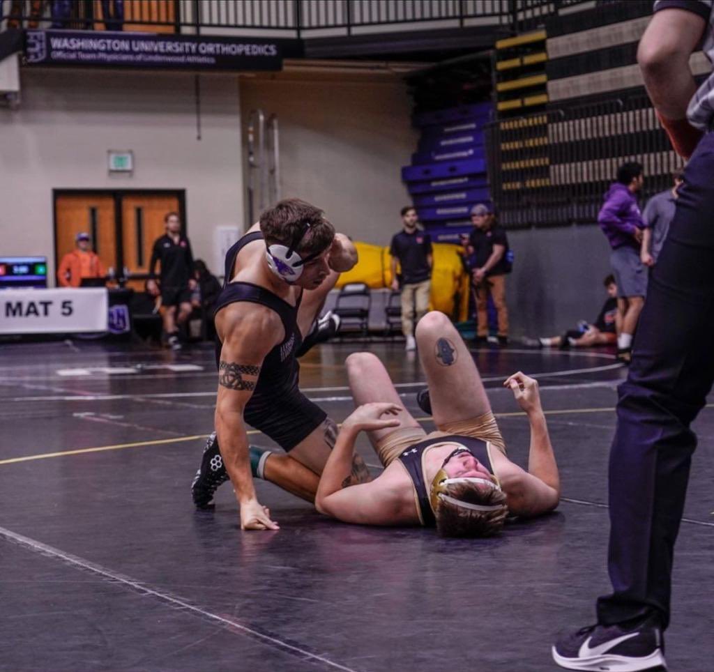 MundWrestling's tweet photo. Logan Kvien, former Mundelein wrestler, McKendree University, placed 3rd @197 DII National Championships. Congratulations Logan on now becoming a 2X All American!!! Last year Logan took 6th place at nationals🥉🏅 https://t.co/rsBDbW5Fi7