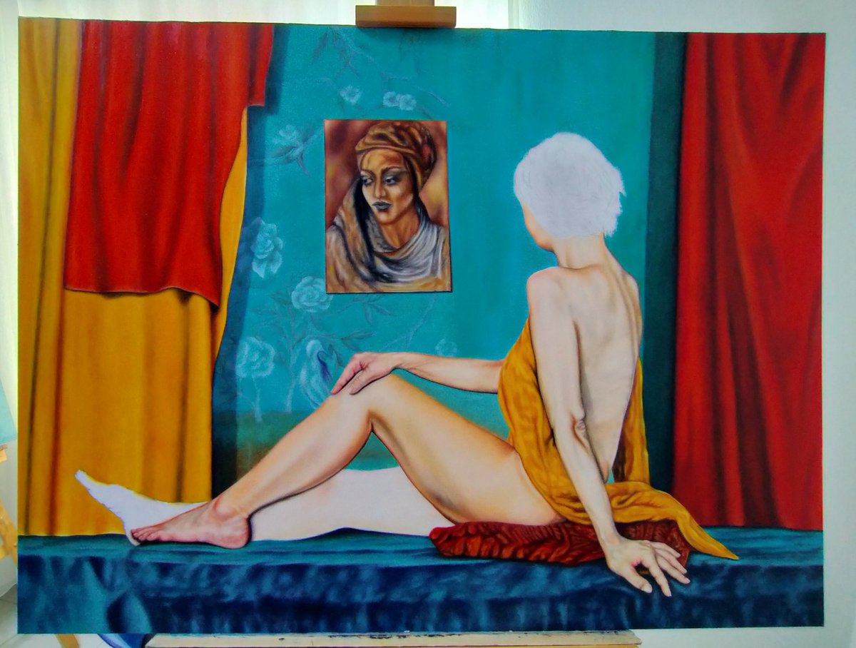 Çalışmaya devam 🎨🖌️ #artist #sanat #art