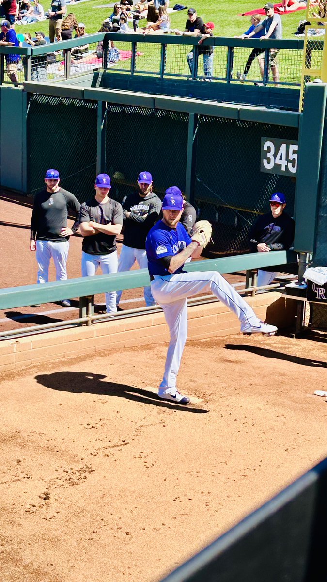 JAK__KIDD's tweet photo. ⚾️Our 1st Spring Training game in Az. ⚾️
@Rockies #TalkingStick #Rockies #Baseball #SaltRiverField https://t.co/PwBC19Og4K
