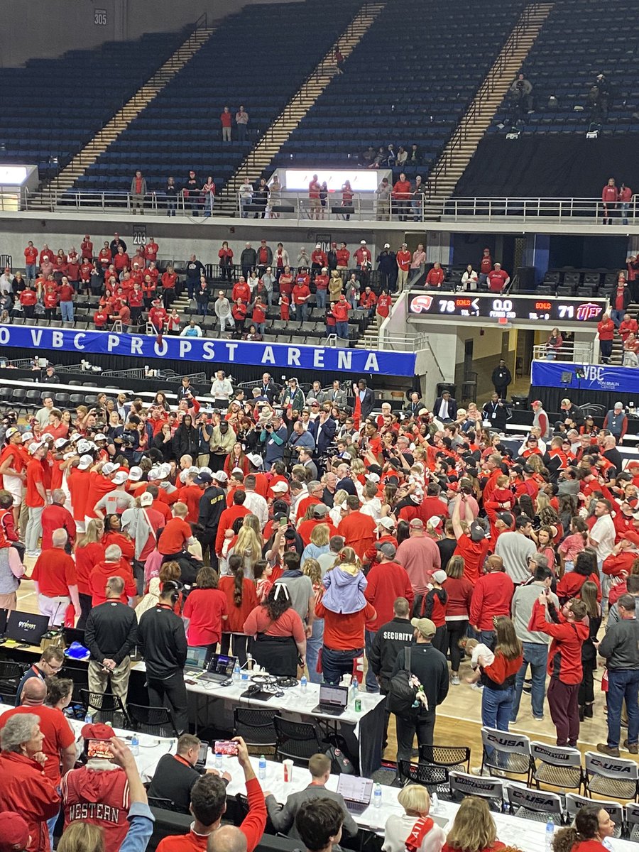 Great time in Huntsville watching @WKU_Basketball bring home the CUSA title! Ready for the #BigDance!