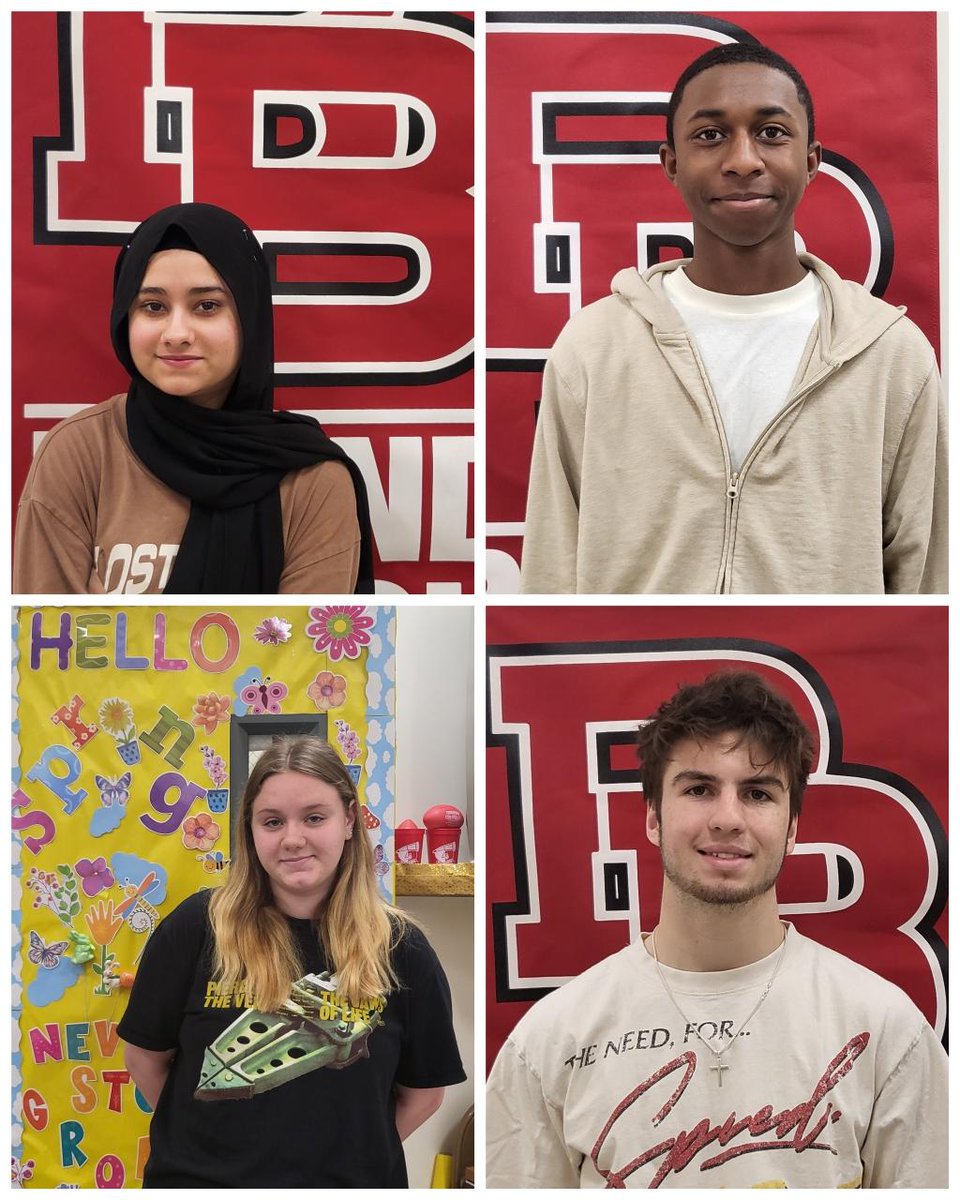 Congratulations to our March Crusaders  of the Month: Moteeba Saeed, Makhi Edwards, Lily Baker and Grant Guzzino. We are so proud of your hard work. #limitless