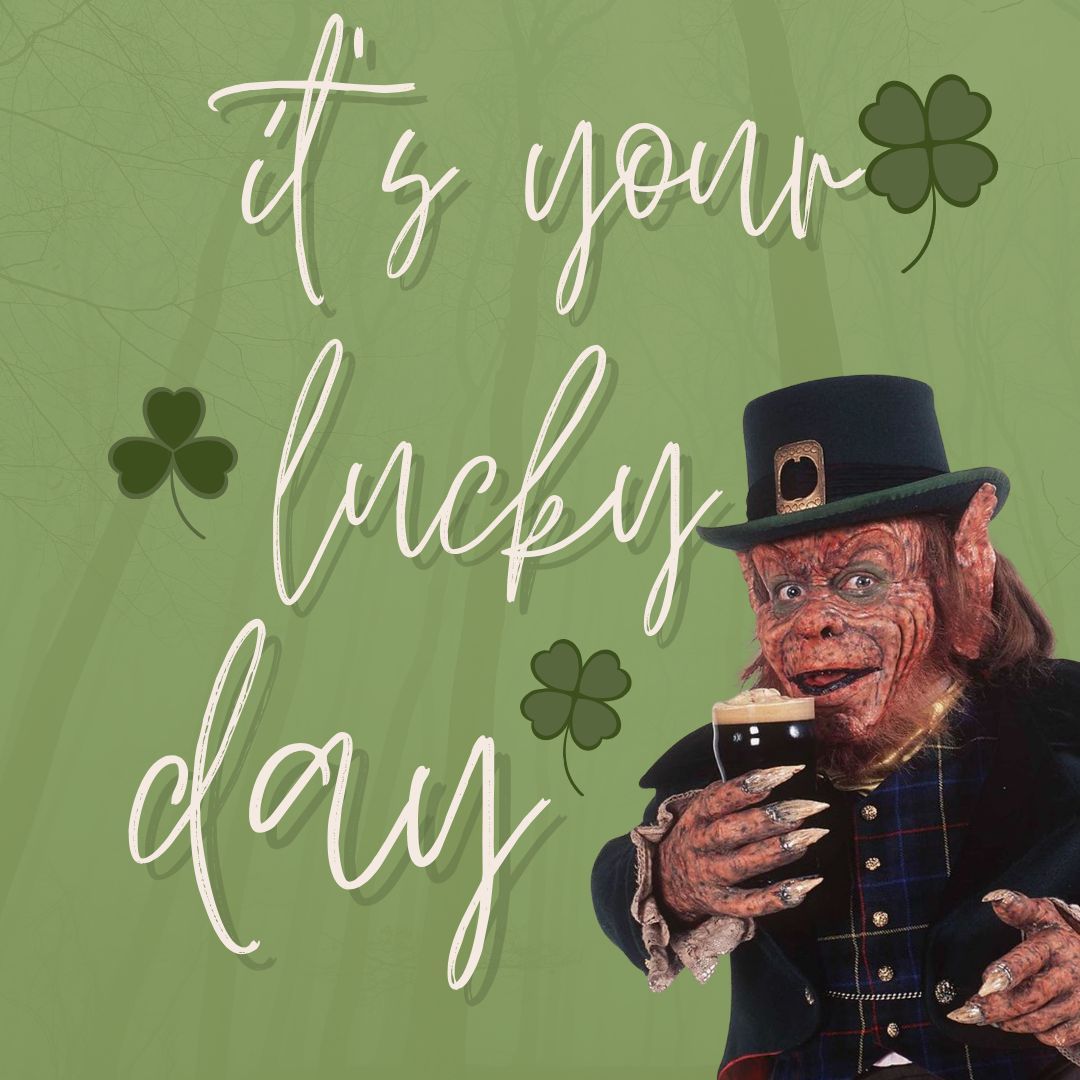 Eerie Horror Fest wishes you a lucky and leprechaun-free Saint Patrick's Day!!  🍀💰