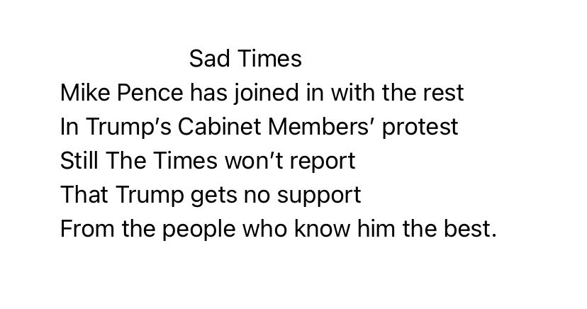 #MikePence #NYTimes #TrumpIsNotFitToBePresident #TrumpIsACriminal #DementiaDon #ResistanceLimericks @Mick_Limerick @Limerick_News @Libericks @trumplimericks2 @BarbVina1