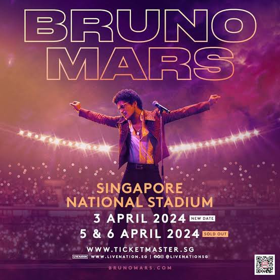 DonsServices's tweet photo. WTS 2 tickets

 Bruno Mars Live in Singapore 5 April 2024.

RM 1,300 for 2 

Category: General Standing

#BrunoMarsinSG https://t.co/stZpukhAC3