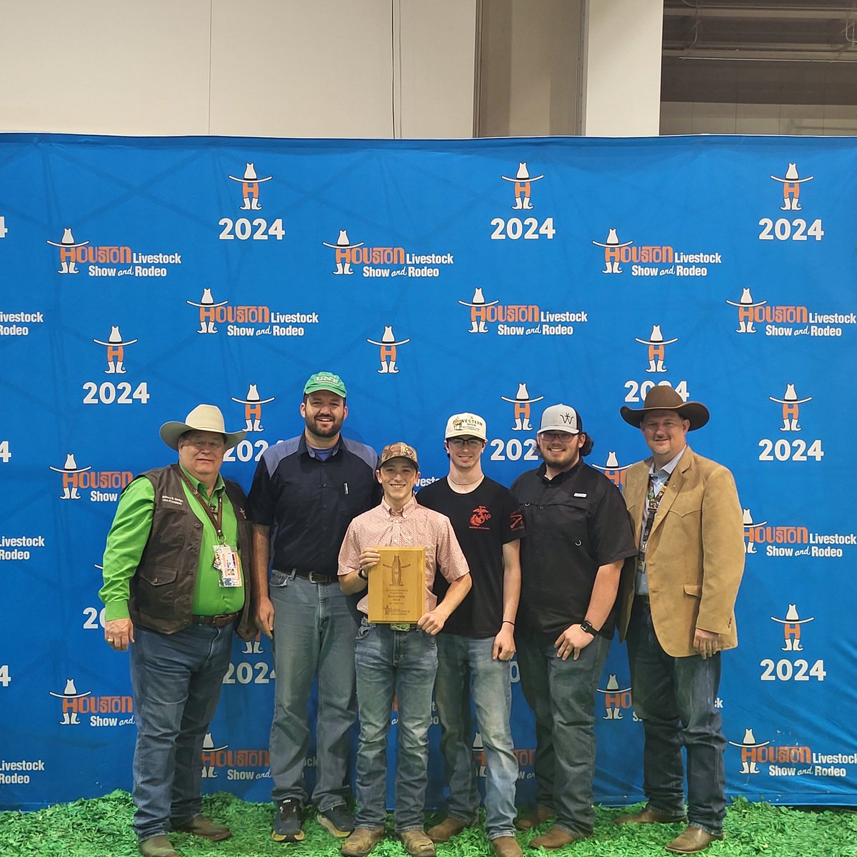 Exciting day today in Houston. 3rd place in class, AND grand champion overall showmanship! Super proud of the work these students have put in this year.