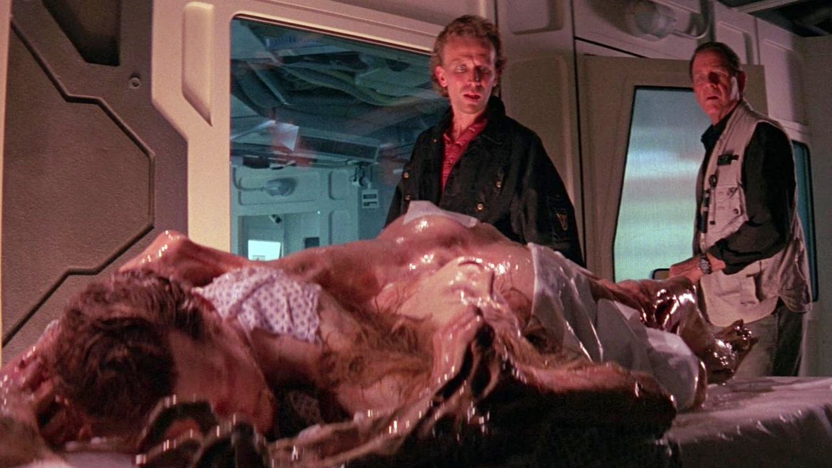 aresluoga's tweet photo. 35 years ago today, the underwater sci-fi horror film, #Leviathan, directed by #GeorgePCosmatos, written by #DavidWebbPeoples &amp; #JebStuart, and starring #PeterWeller, #RichardCrenna, #ErnieHudson, #AmandaPays, #HectorElizondo, and #DanielStern, opened in US theaters. https://t.co/EKnIjiofVa