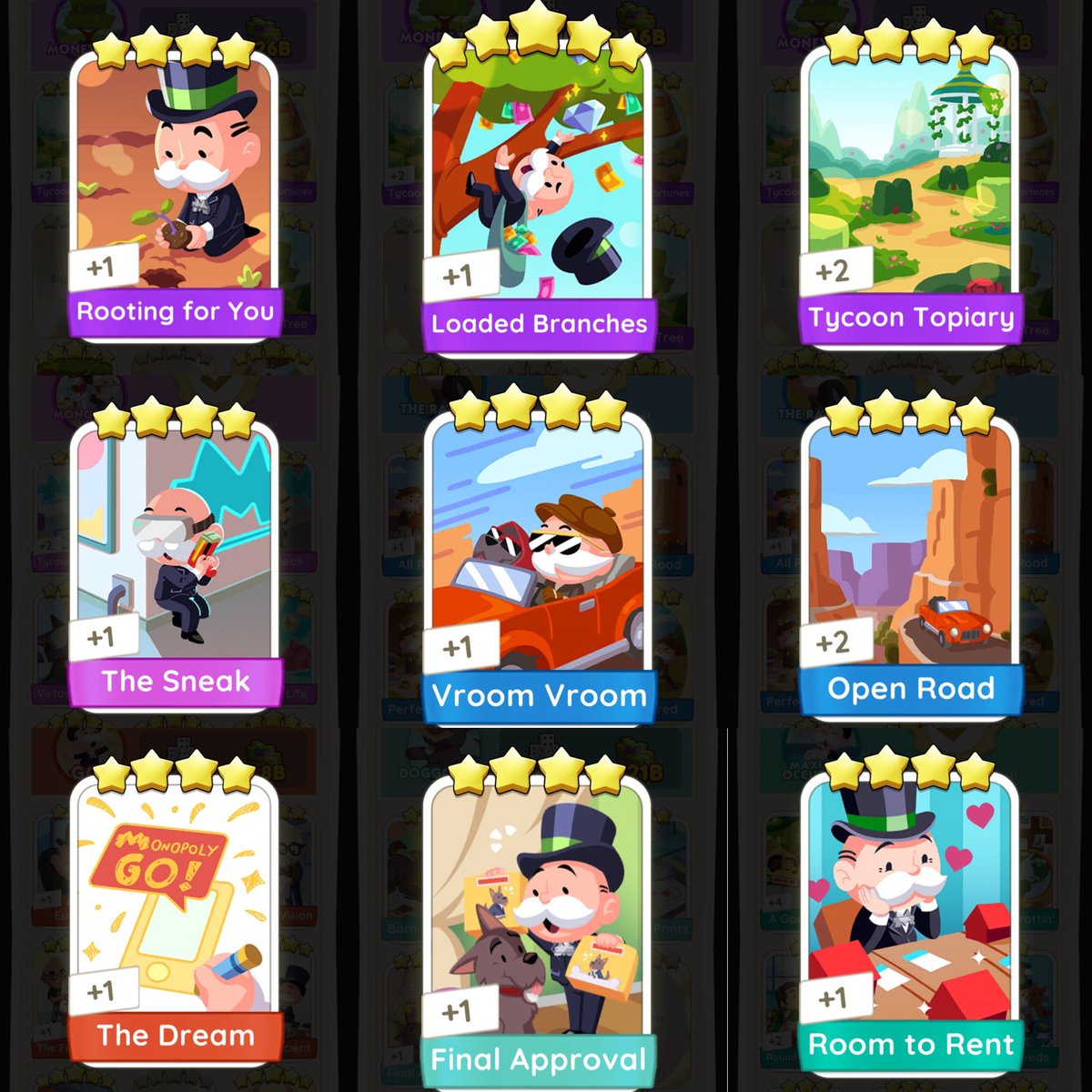 Kimbrrleeee's tweet photo. Just trading for stars ◡̈ #MonopolyGo #MonopolyGoTrade #prestigeset https://t.co/3leMtDNTsF