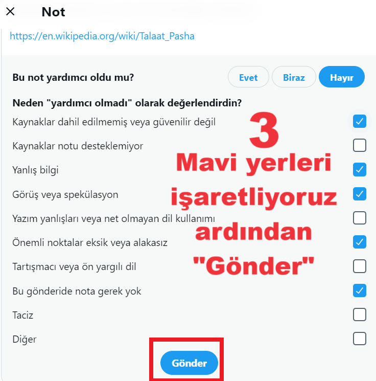 Kardeşlerim bu gönderinin hemen altına ülkemizi karalayıcı bir bağlam (community notes) eklenmiş. Buna çomak sokmak gerek. Sırasıyla yapılacakları görsellerde gösterdim. Güçlü katılım gösterelim lütfen. Parmaklara kuvvet.