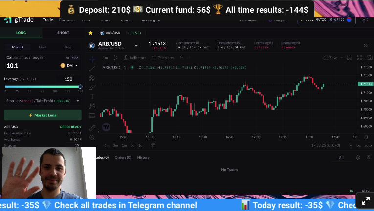Day 7 - Results 📄

Result of the day: -35$
Remaining budget: $56

An important result is that my past signals were not entirely accurate. Today I realized how to make them better.

#CryptoTrading #CryptoTrader #CryptoTraders #twitchstreamer #Binance #cryptosignals #Bitcoin #BTC