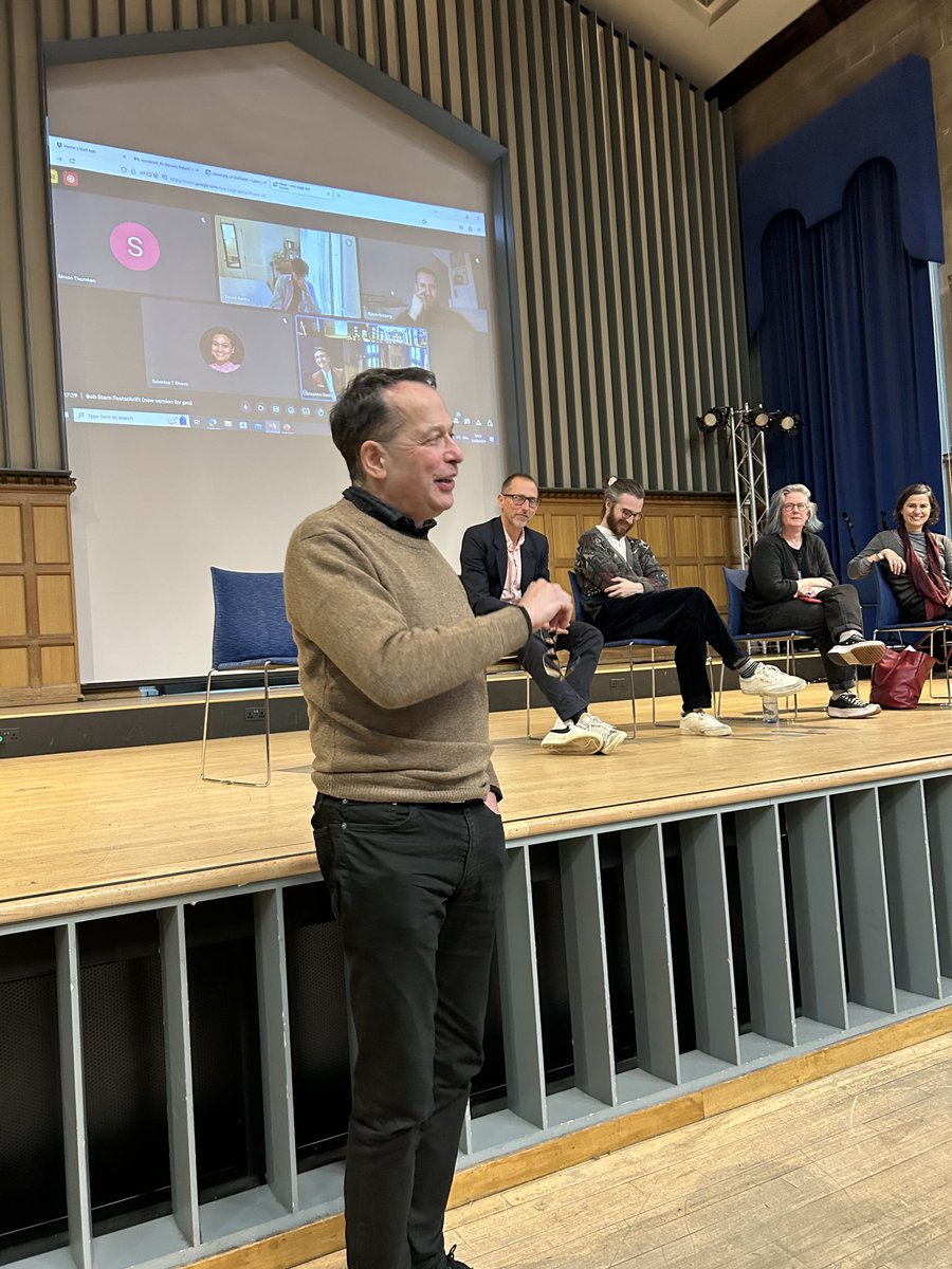 drangiehobbs's tweet photo. Bob Stern eloquent & witty as ever in the wonderful Festschrift Event in his honour in Sheffield on Friday, organised by Josh Forstenzer & Joe Saunders. The next day many of us (including Bob) headed for the hills: here are Dan Watts, John Callanan & Max Hayward #BobFest https://t.co/h3wxTrzAGF
