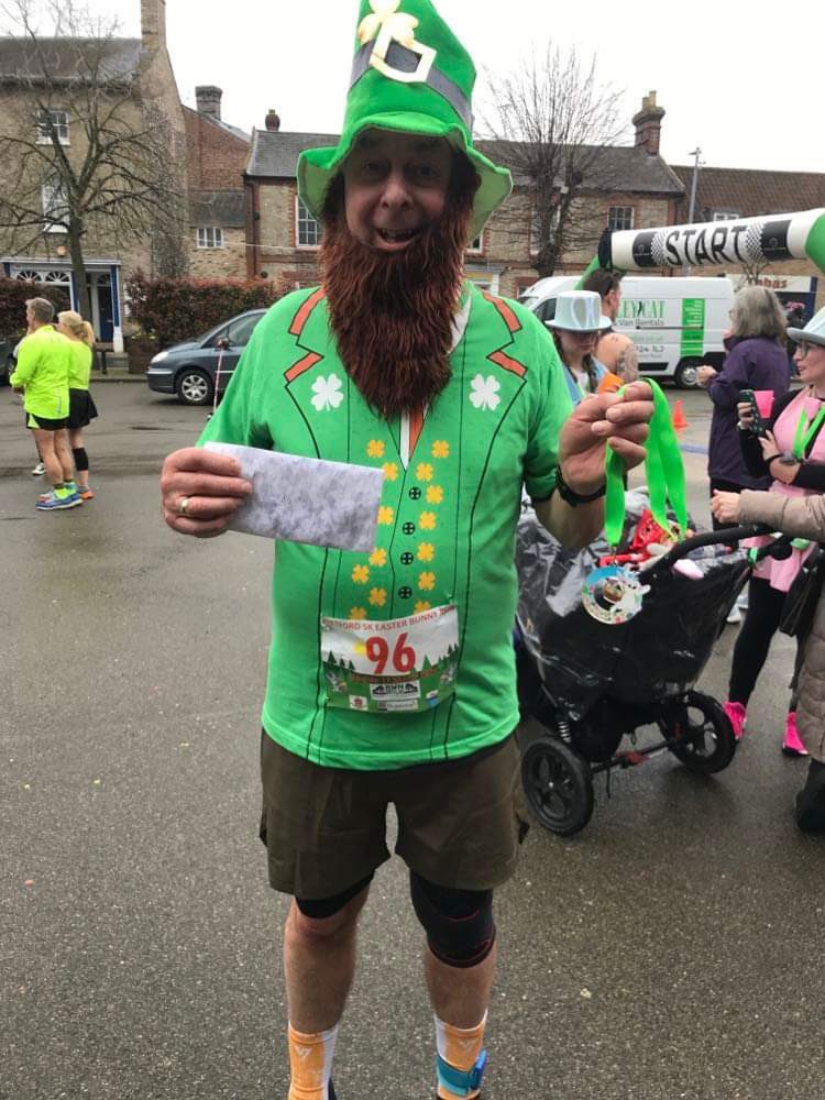 eddietheaker's tweet photo. Took part in one of our local #fancydress #funruns this morning organised @RunBreckland with others from @foxtrotters1066 great fun catching up & chatting with #friends it was a bit moist but that didn’t dampen our spirits + I won a prize for one of the best #fancydress yay 🥳 🙏 https://t.co/Vxk0PEWzpY