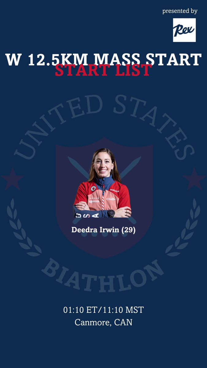 One final go today with @deedrablu earning a start in the women’s 12.5km mass start💪🏽👏🏽 How to watch: usbiathlon.org/how-to-watch