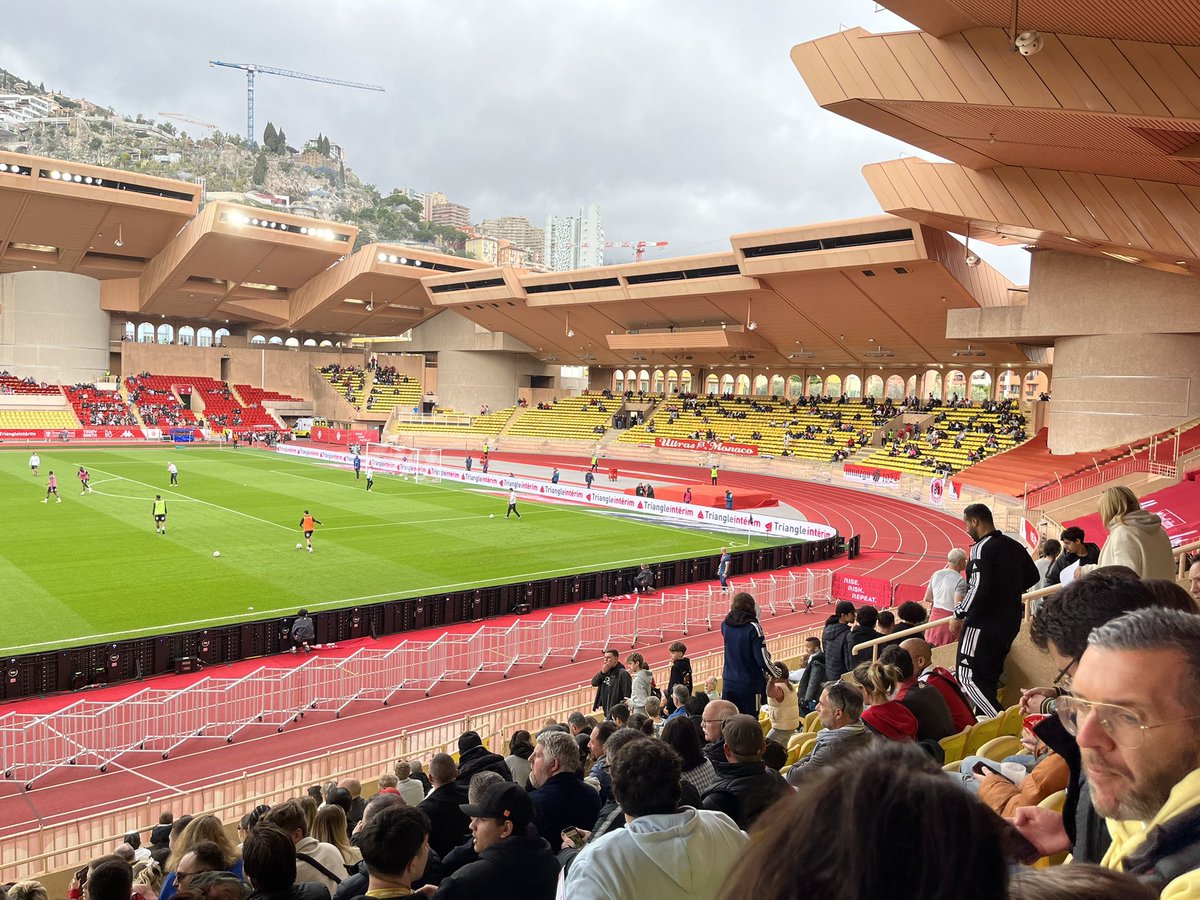 First @Ligue1_ENG match for me today - at the Stade Louis II for @AS_Monaco_EN v @FCLorient