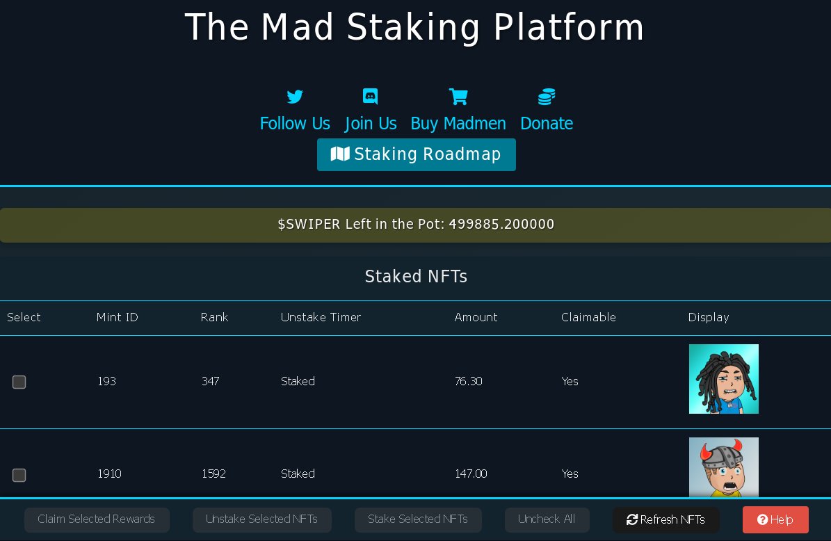 MadMen_SEI's tweet photo. Hey there #SEI friends.

Getting closer to release v2 for staking.
-Working on v2 Website
-Working out $MAD Tokenomics
-Testing v2 Staking contract

Who's excited? I know I am. https://t.co/pbY8f5lIrL