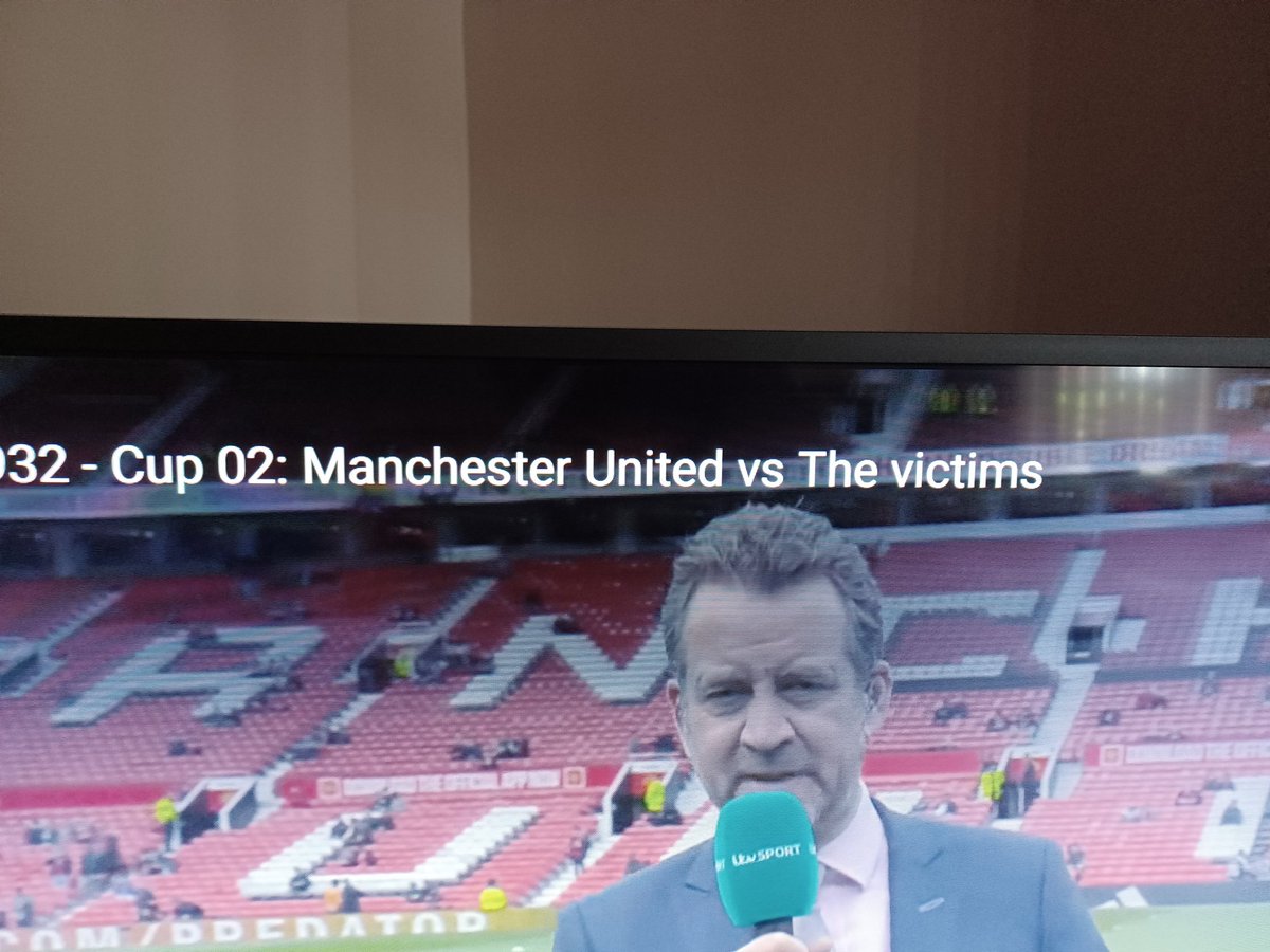 Just been sent this... Mate scrolling through his firestick for the game...