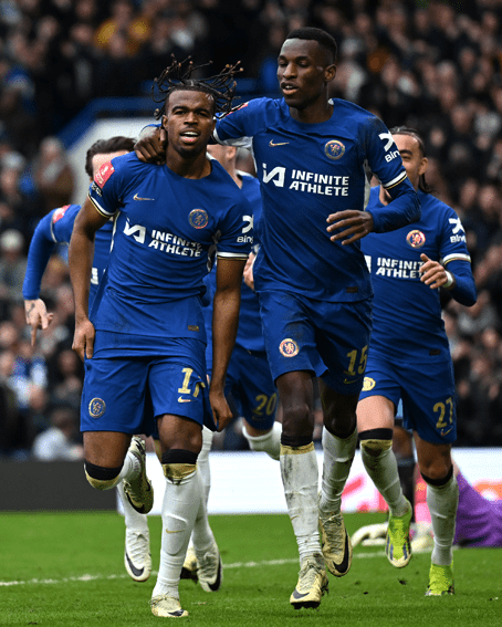 premierleague's tweet photo. Chelsea win a six-goal thriller at Stamford Bridge to book their place in the FA Cup semi-final draw 👏 https://t.co/hJ3pjATG8P