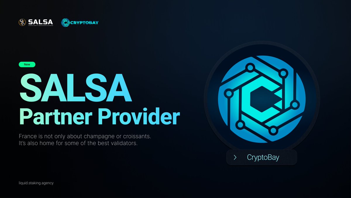 SALSA (@liquid_egld) on Twitter photo 🤝 <a href="/CryptoBaySpace/">CryptoBay</a> 🤝 <a href="/CryptoBaySpace/">CryptoBay</a>