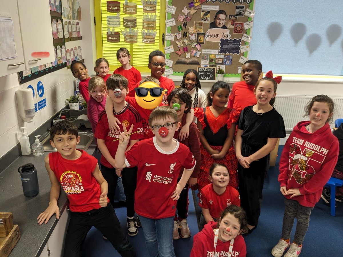 We had a fantastic day on Friday raising money for @comicrelief #RedNoseDay2024 . The children across school turned up in force, dressed in red and we raised over £200. #Makeeverydaycount