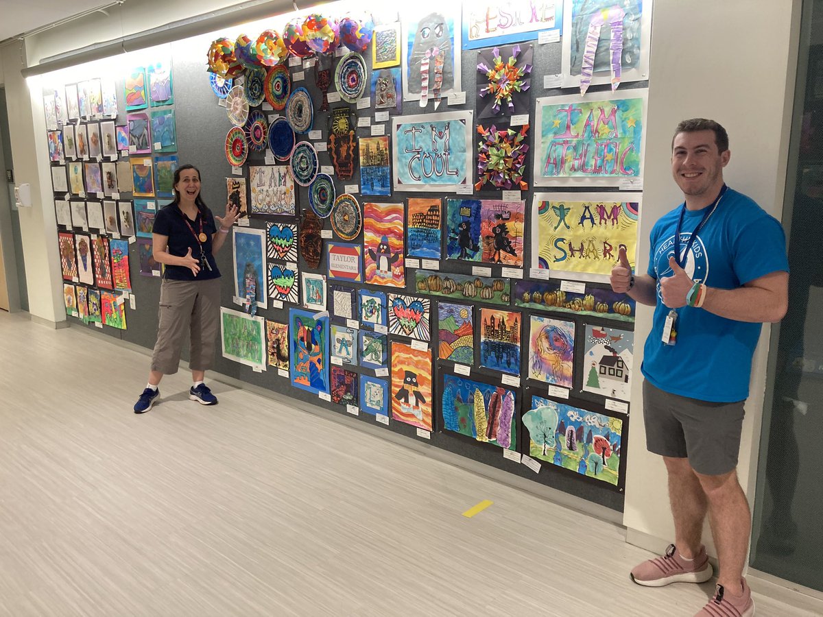 Friday we went to visit the <a href="/APSTaylor/">Taylor Elementary</a> Art Display at Syphax.  We are so proud of the creative beauty the students at Taylor created 💕🎨✂️🖌️🖼️