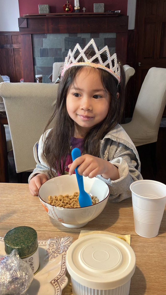 Busy day today, serving a princess….