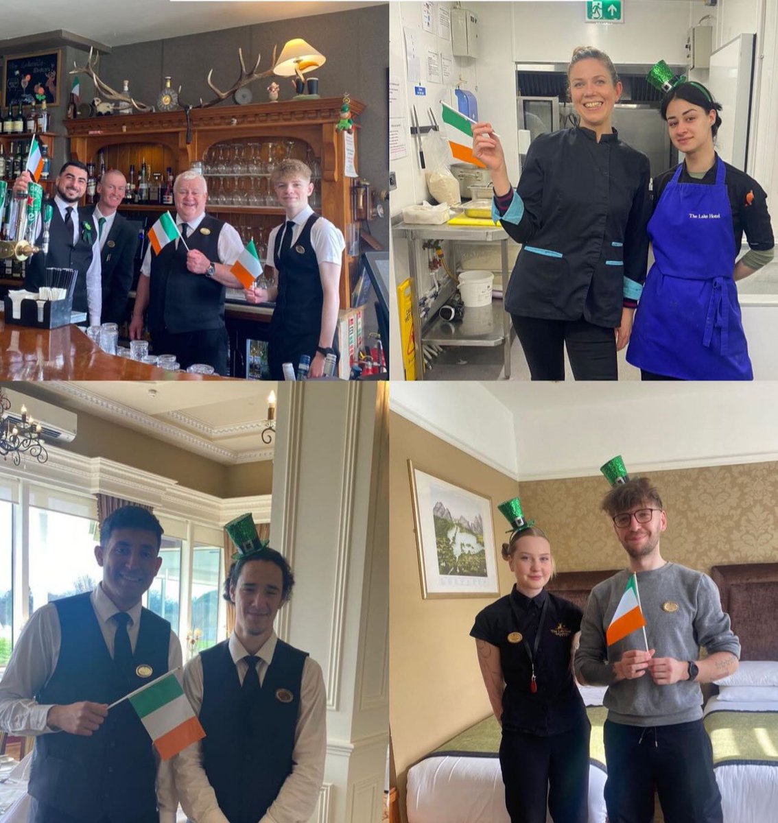 Happy Saint Patrick’s Day from all the team at The Lake Hotel, Killarney 🍀🍀💚💚🇮🇪🇮🇪 #teamlake #saintpatricksday #láféilepádraig #lakehotelkillarney #thelakehotel #lovekillarney #discoverireland