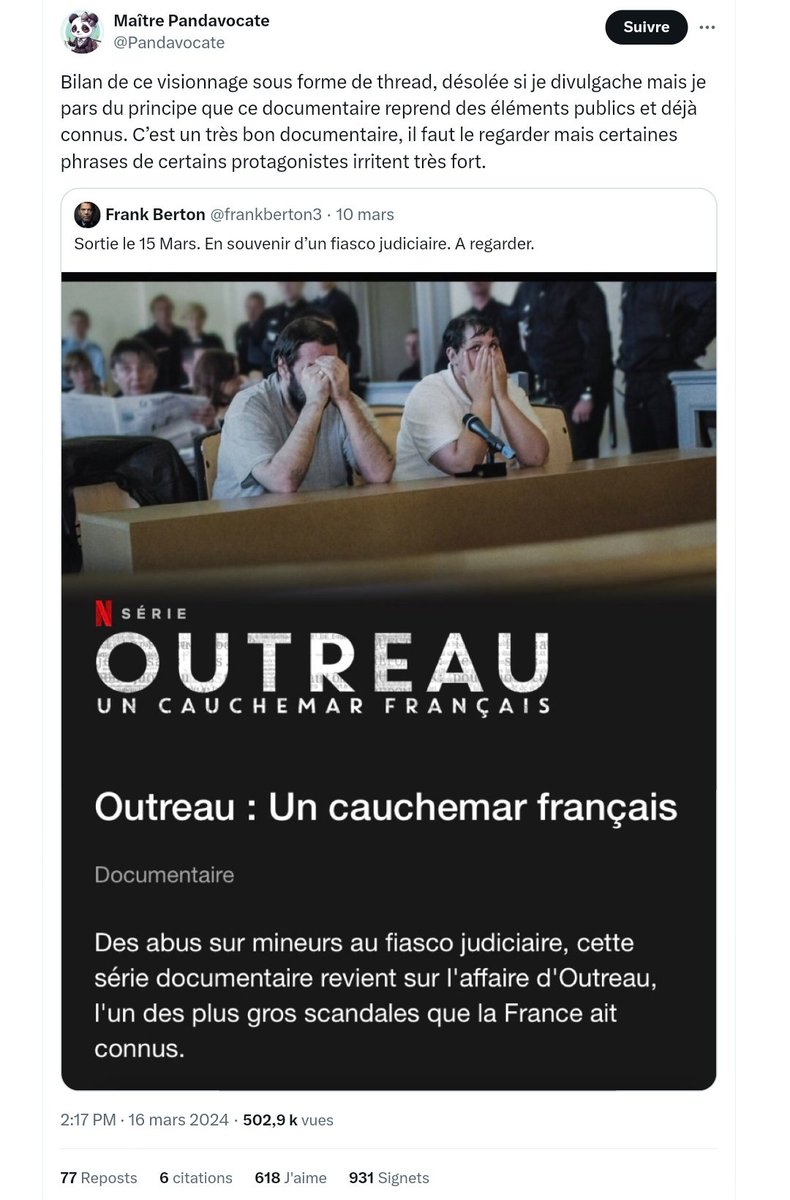 SolaSansChien's tweet image. On dirait de l' #oppositioncontrôlée! Ce compte d'#avocate #Panda🐼 très proche des avocats puissants semble partager du contenu ambigu! Prenez soin de vos enfants et priez, peu importe votre #religion, PRIEZ s'il vous plaît🕯️🕊️☮️❤️🌍 @TeamFSociety1
⚠️Moi aussi je suis un troll🧌