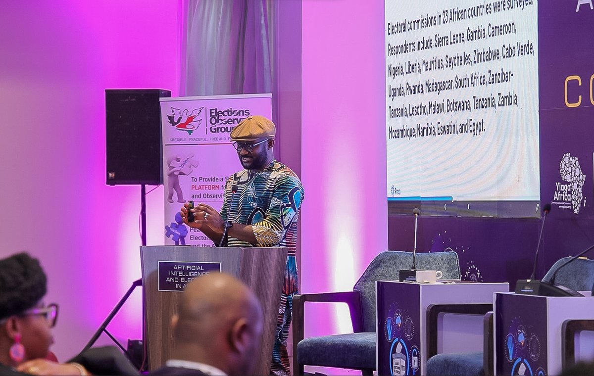 It has been a productive two days at the #AIandAfricanElections Conference, where we convened civic activists, election management bodies & tech policy experts from across the continent to discuss the role of AI in shaping election outcomes in Africa.