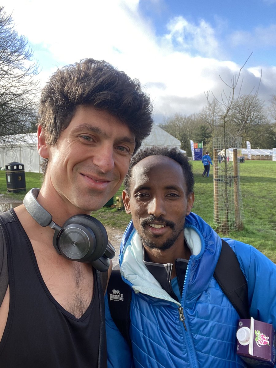 This morning felt like the hardest race l've ever done (who thought hills were a good idea?), but managed a new personal best in the end. It was also a huge privilege to hang out with Omar Ahmed. He's so wise, humble and determined. I was overjoyed for him that he came first.