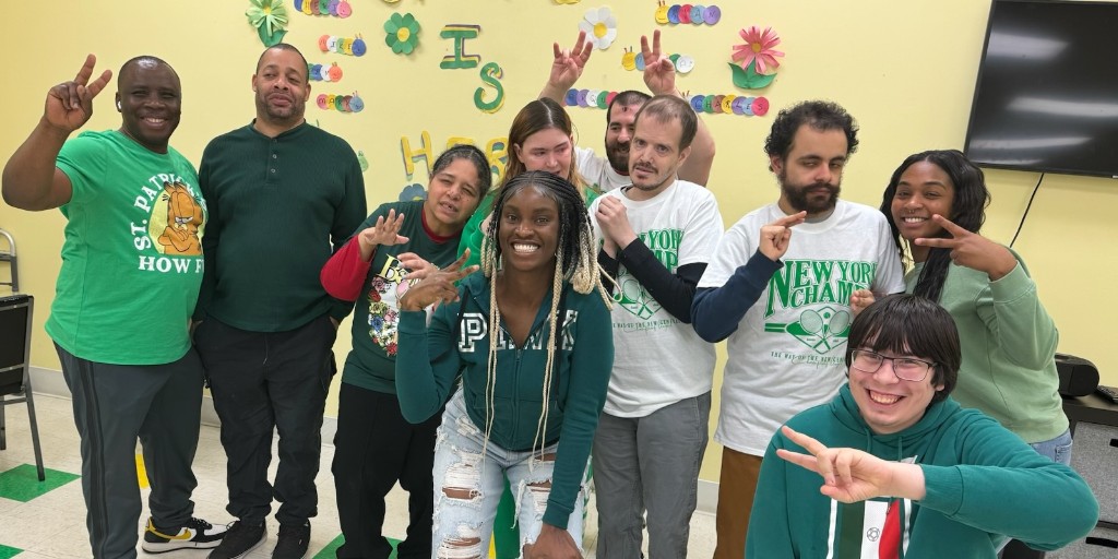 Benchmark_HS's tweet image. Our Swedesboro, NJ Day Services program celebrated St. Patrick&apos;s Day in style!