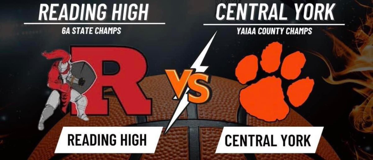 RyanBrownSr1's tweet image. Central York Vs Reading High 
@Warwick High school 7pm (03.19.2024) 
#TheFinal4 

Winner advances to the STATE CHAMPIONSHIP GAME held at Hershey Park! 
#SupportingStudentAthletes
