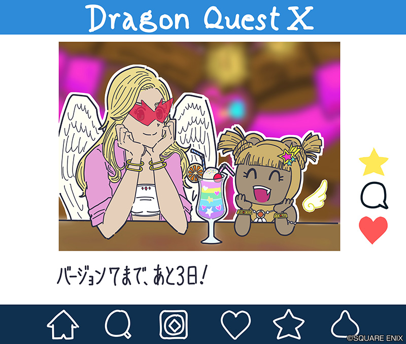 DQ_X's tweet photo. 【あと3日！】『ドラゴンクエストX　未来への扉とまどろみの少女　オンライン』3月21日(木)発売！
本日はバージョン6をテーマとした作品！
ハクオウ、アシュレイ、バズスイーツカフェのミトラー&amp;ピコ、プリン&amp;アマスキー！
リリースまであと3日！
#DQ10 #未来への扉とまどろみの少女 https://t.co/lKhGk93Z12