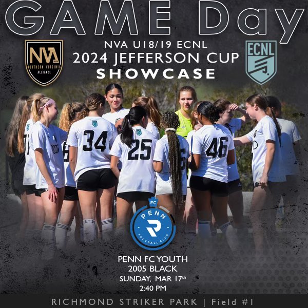 Cherishing every pass, goal, and victory we’ve shared, today we lace up our cleats one last time at the Jefferson Cup. To all our seniors, here’s to the incredible journey we’ve shared and the future that awaits. 🥹⚽️ #LastGame #SeniorSendoff #JeffersonCup #ecnlgirls #nvalliance