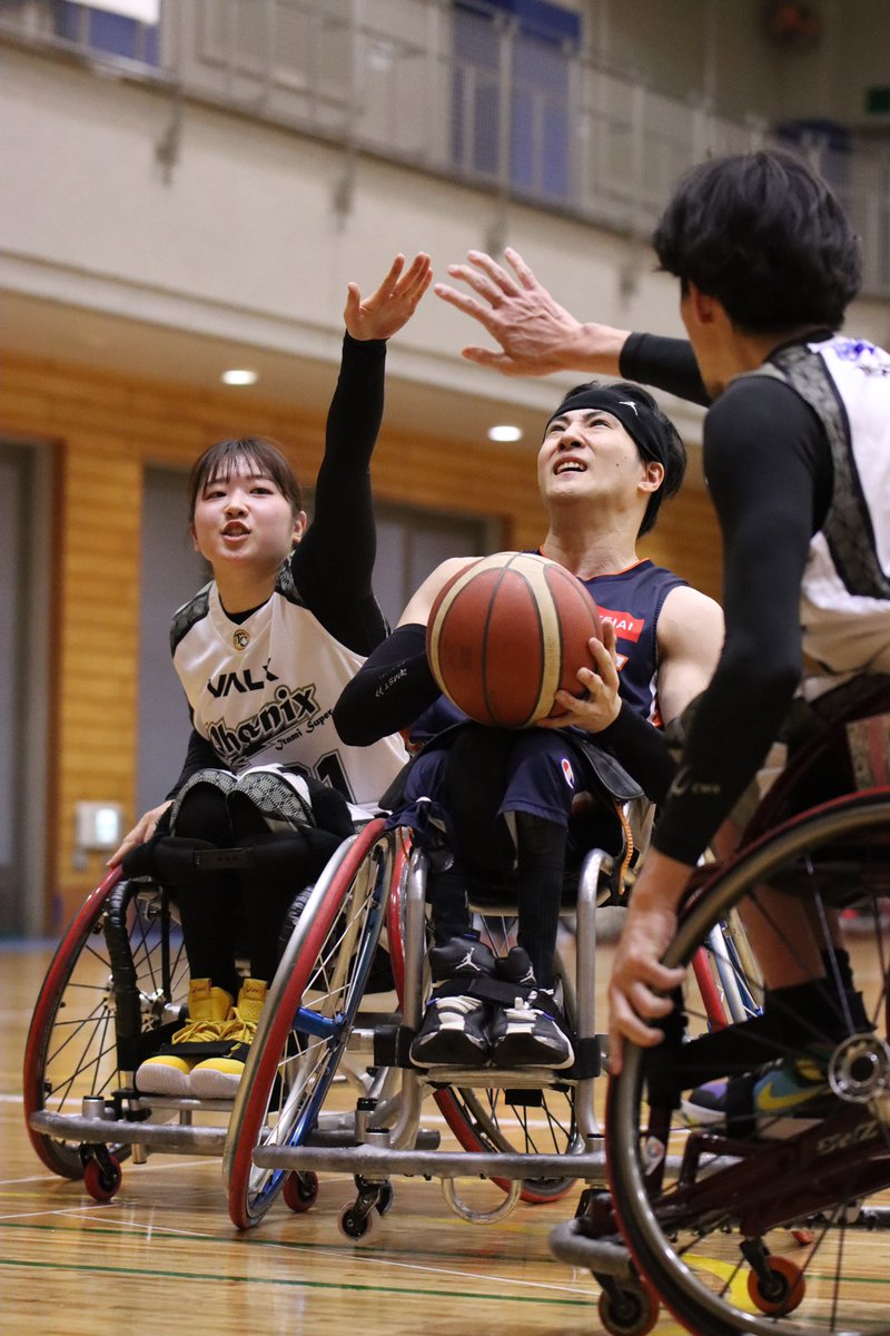 NoexStaff's tweet image. みんなでがんばり、
みんなで喜びました🐧🐿

 #車いすバスケットボール
 #High8