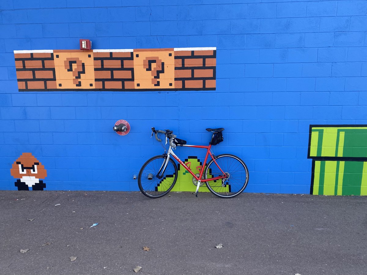 jstrosch's tweet photo. I've been a fairly avid cyclist most of my adult life. One reason I enjoy it is what you can discover when out and about... Here is probably the coolest wall art I've come across!
#sfmariowall #mario #cycling https://t.co/X7M3H1ryuf