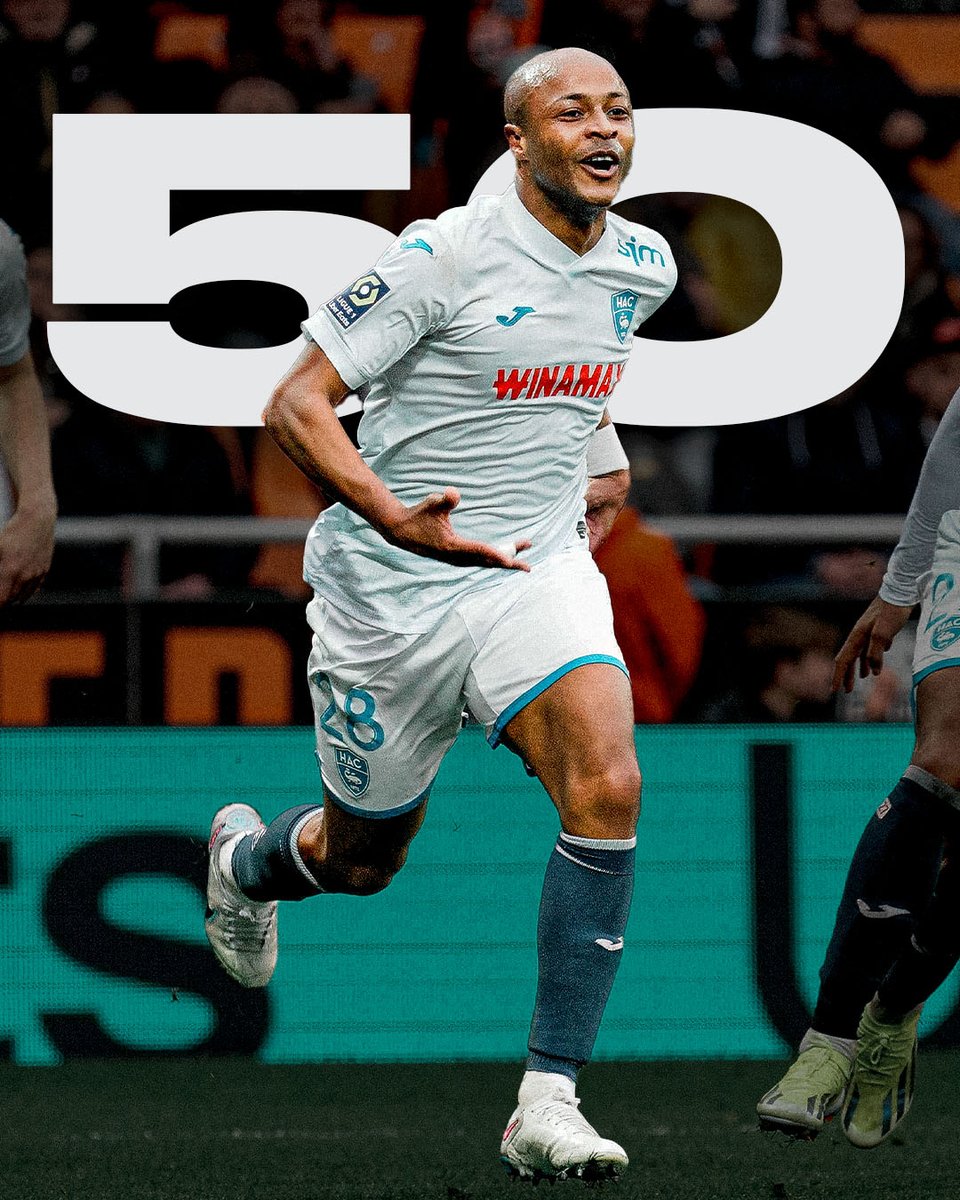 50 LIGUE 1 GOALS FOR ANDRÉ AYEW 5️⃣0️⃣🇬🇭