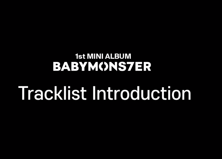 kchartsmaster's tweet photo. Yang Hyun Suk reveals the track list for BABYMONSTER's 1st mini album 'BABYMONS7ER'. 

1. MONSTERS (Intro)
2. SHEESH
3. LIKE THAT
4. Stuck In The Middle (7 ver.)
5. BATTER UP (7 ver.)
6. DREAM
7. Stuck In The Middle (Remix) https://t.co/XDqYo4wTcy