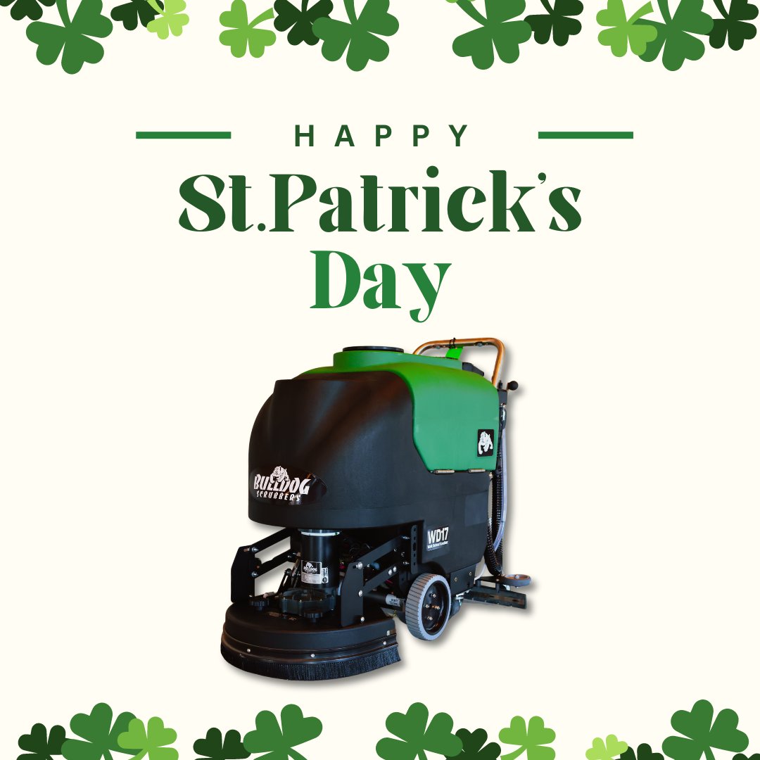 FactoryCleaning's tweet photo. Lucky, blessed and all the rest! Wishing you a joyful St. Patrick's Day from Factory Cleaning Equipment!☘️ https://t.co/tMoGCN2GQ0