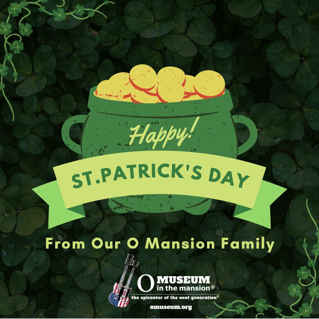 Put on your best green and come celebrate at The Mansion!

#stpattysday #myDCcool #hiddendoormuseum