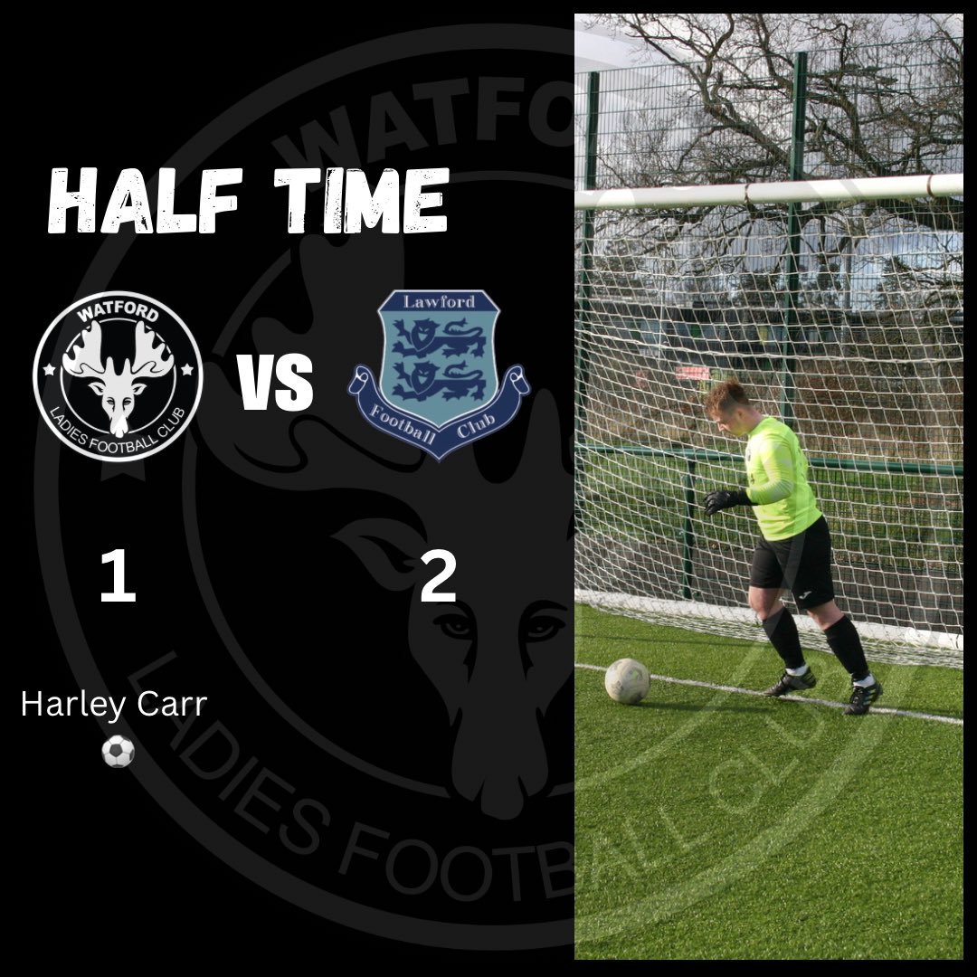 Half time sees us 2-1 down. ⚽️ #watfordladiesfc #watfordladiesyouth #football #womensfootball #ladiesfootball #soccer #hergametoo #shecanplay #england #lionesses #statsports #skechers #Queenssportsacademy #QueensSch_