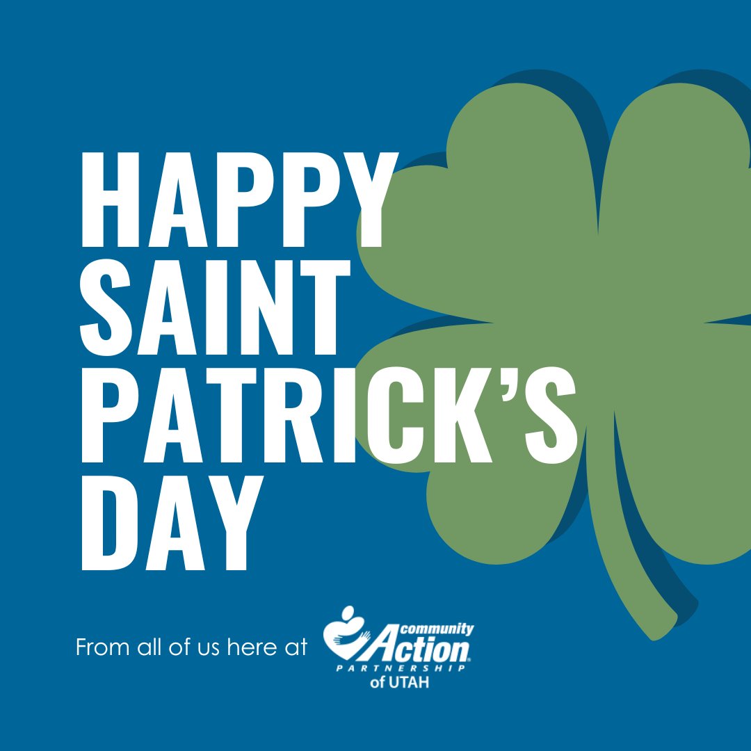 Just like every leaf on a clover brings luck, every service in CAP Utah's network brings hope. This St. Patrick’s Day, let’s spread the fortune by supporting those in need within our community. #SpreadHope #StPatricksDay #CAPUtah