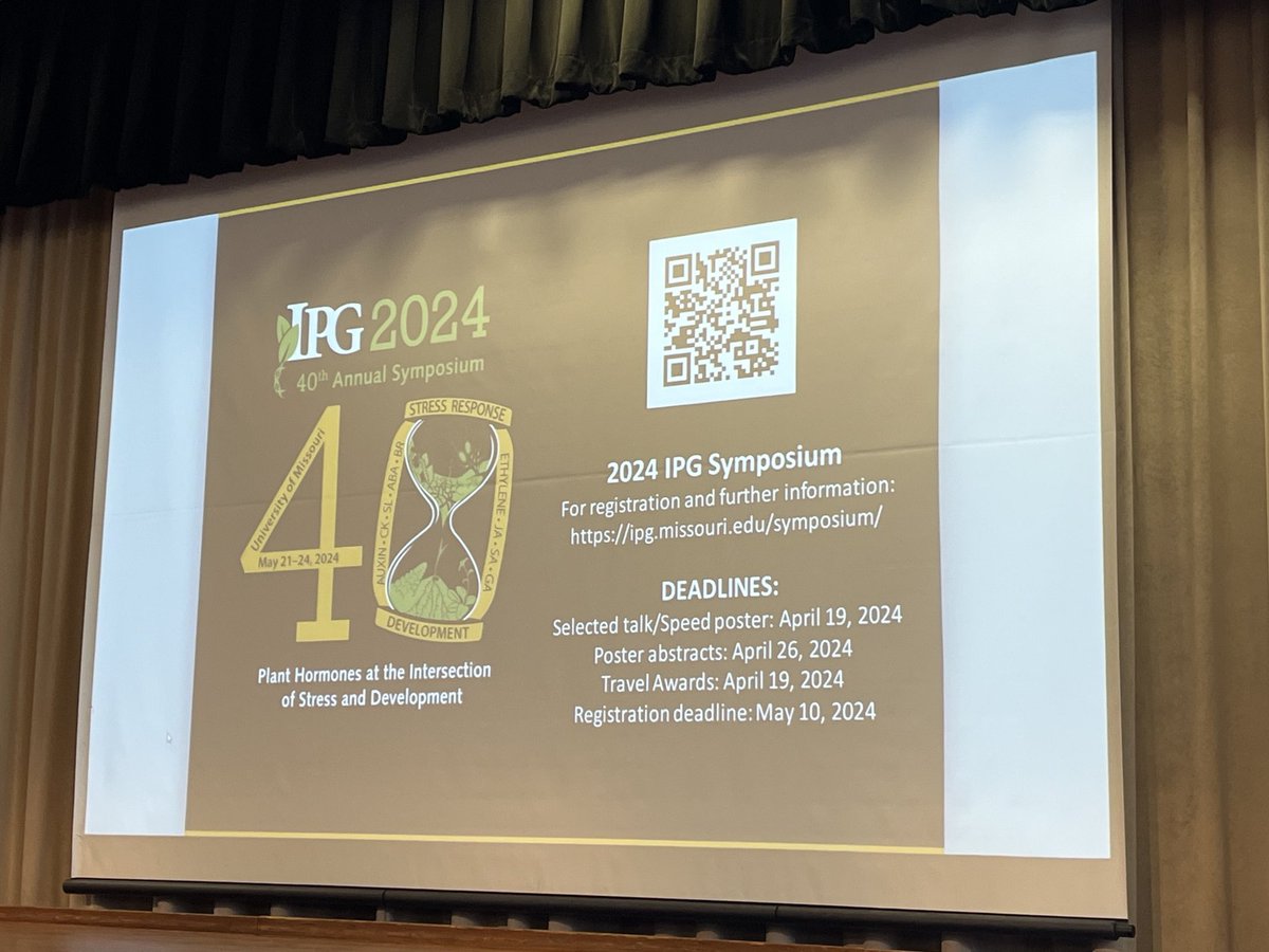 Purdue Center for Plant Biology (@purduecpb) on Twitter photo Looking to engage in more discussion about plant biology after #MWASPB2024? Then be sure to attend the 2024 <a href="/IPGMissouri/">IPGMissouri</a> Symposium May 21-24! Registration link and info here: ipg.missouri.edu/symposium/
<a href="/ASPB/">ASPB</a> Looking to engage in more discussion about plant biology after #MWASPB2024? Then be sure to attend the 2024 <a href="/IPGMissouri/">IPGMissouri</a> Symposium May 21-24! Registration link and info here: ipg.missouri.edu/symposium/
<a href="/ASPB/">ASPB</a>