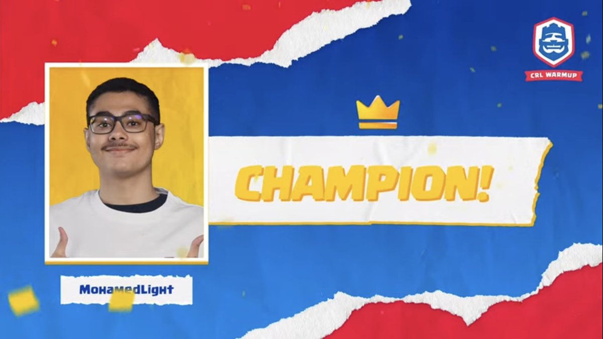 Clash Royale Esports (@esportsroyaleen) on Twitter photo New year, old habits.
<a href="/MohamedLightCr1/">Mohamed Light</a> is your 2024 #CRLWarmup champion! 🏆
🥈 <a href="/mrcenaisbest/">droy</a>
🥉 <a href="/Vitor75u/">Vitor75 🇵🇹</a> New year, old habits.
<a href="/MohamedLightCr1/">Mohamed Light</a> is your 2024 #CRLWarmup champion! 🏆
🥈 <a href="/mrcenaisbest/">droy</a>
🥉 <a href="/Vitor75u/">Vitor75 🇵🇹</a>