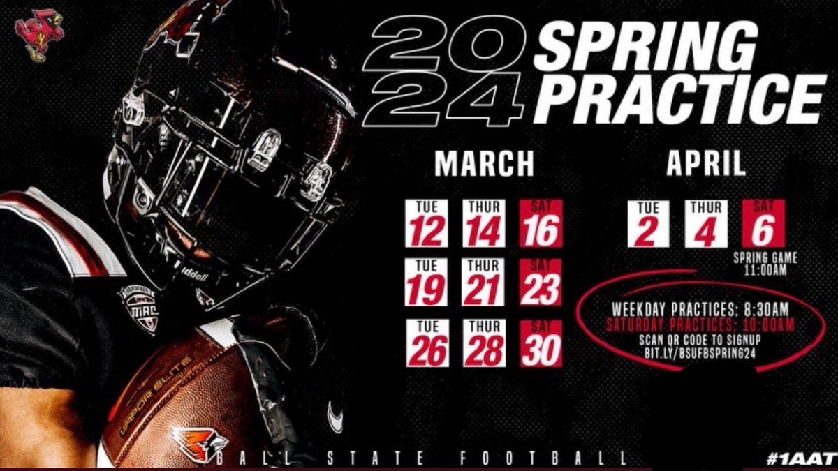 Thank you <a href="/CoachShaqV/">Shaq Vann</a> for extending the invitation <a href="/BallStateFB/">Ball State Football</a>. Exited to come see the campus on April 6th.