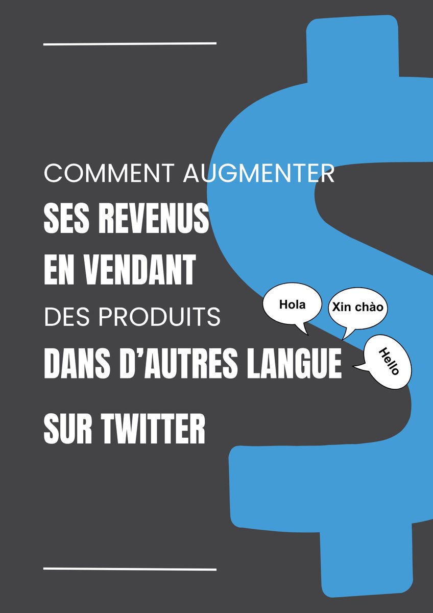 Bonnediere's tweet photo. Tu veux apprendre à multiplier les sources des revenus sur X en vendant dans plusieurs langues ? 😁

Voici un guide gratuit : Les produits a vendre, la traduction, la stratégie.
Je te dis tout.

Si tu le veux ?

- Like ❤
- Retweet 🔄
- Follow 👤
- Commente "X" 🤑 https://t.co/nsjDzpB2s0