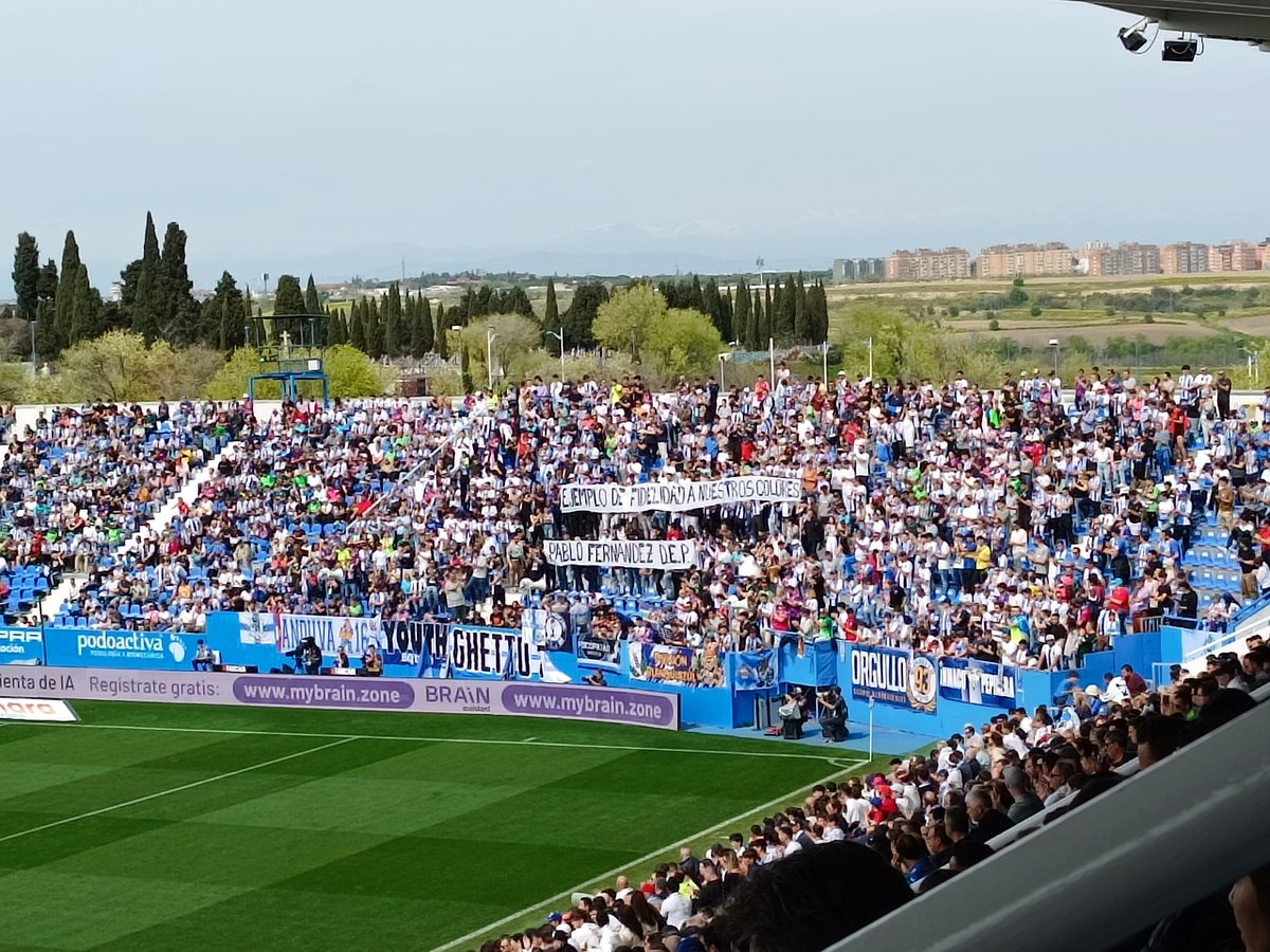 UnionporLeganes's tweet photo. ⚽️ DEPORTES
#ULEG  ha estado animando al @CDLeganes en su partido de hoy contra el @CDMirandes . Un pasito más para alcanzar el objetivo.
#Uleg #Leganés #SentimosLeganés https://t.co/LqALWP18wA