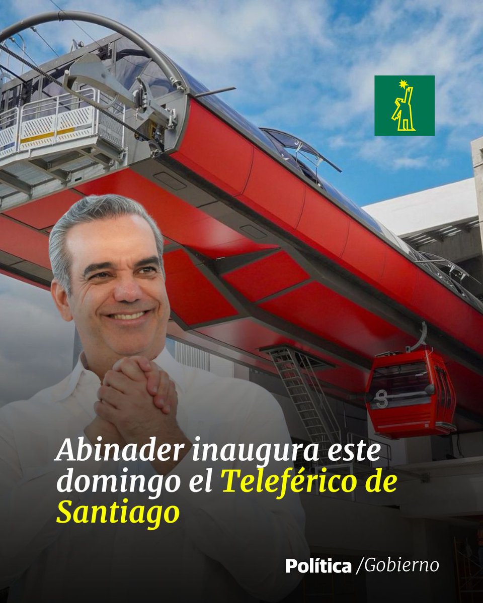 🚇|#CiudadDL| En febrero pasado, el gobierno comenzó las primeras pruebas del teleférico de Santiago, antes de comenzar sus operaciones normales.

🔗 ow.ly/VUHi50QV9jQ

#DiarioLibre #Santiago #Teleférico #LuisAbinader