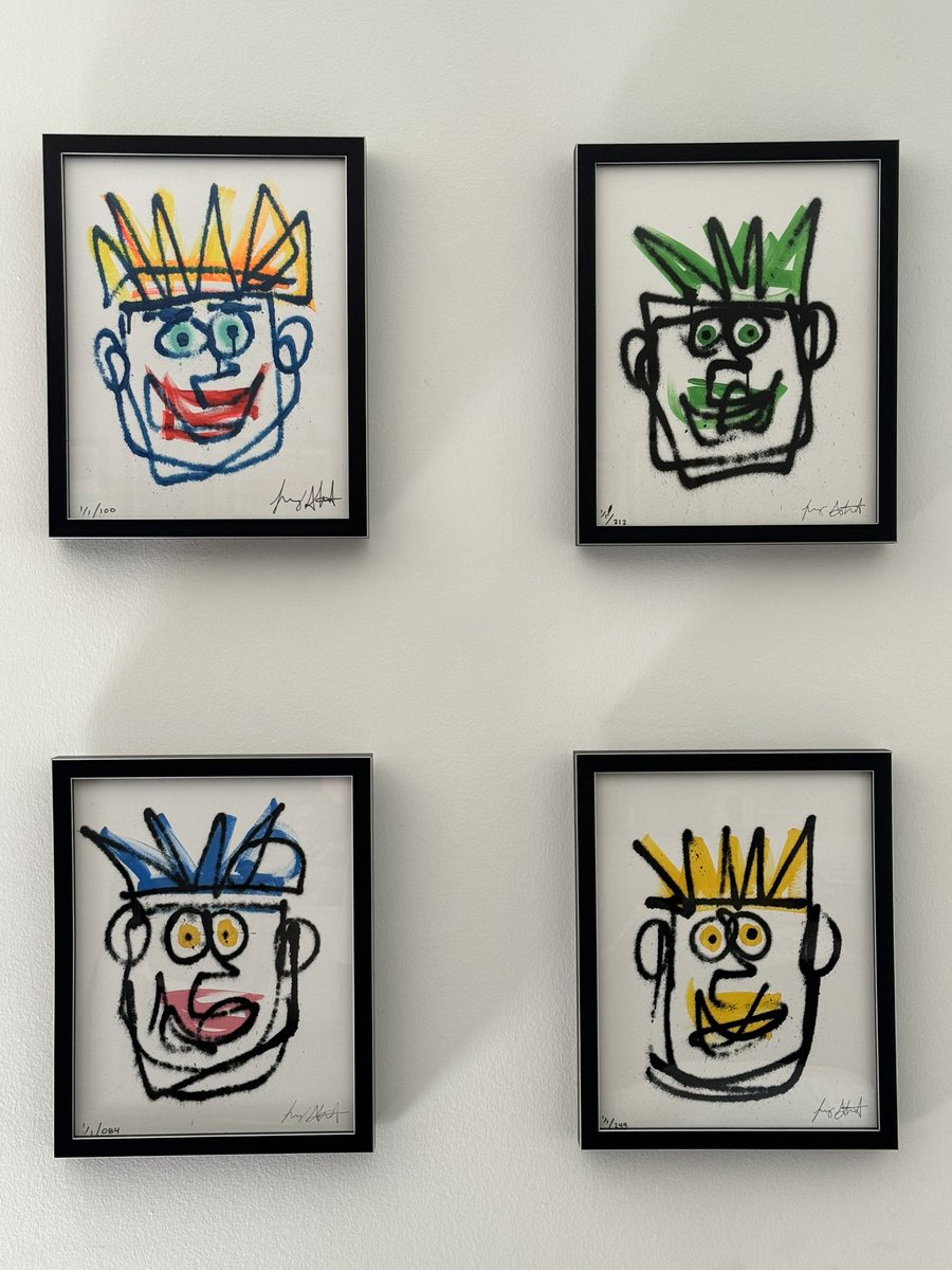 Always awesome to see our collectors claim and hang their physical pieces. <a href="/larrydiditt/">Larry Stewart</a> great work on these #FACES