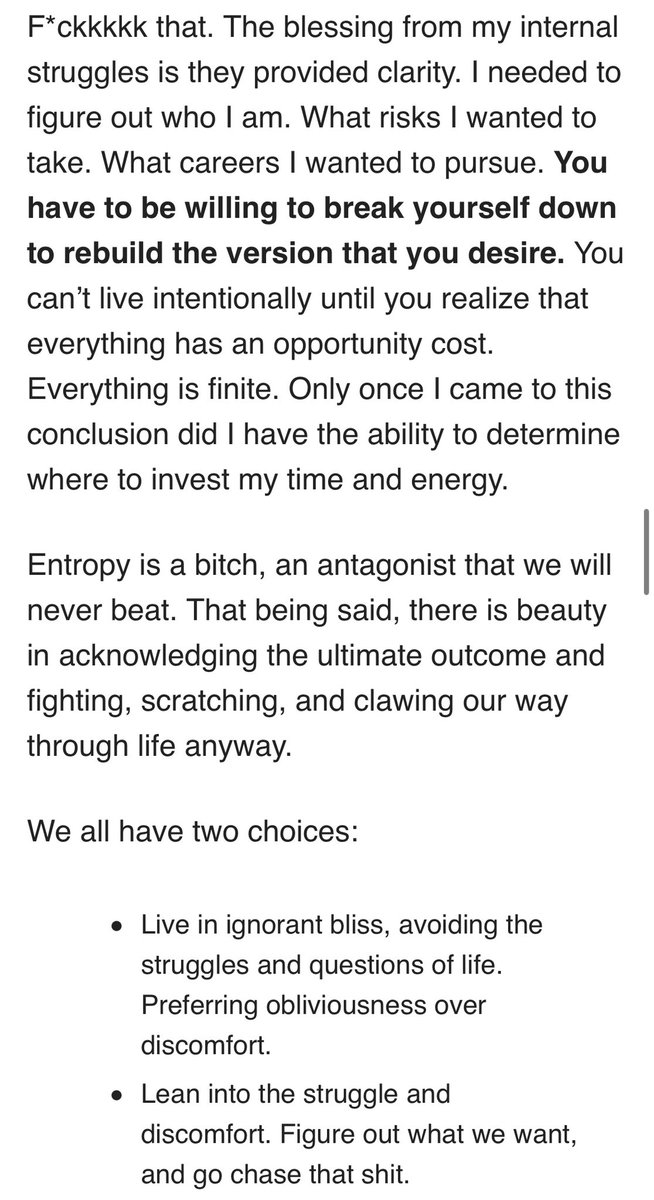 Jack_Raines's tweet photo. When I was 24, I penned a lengthy blog post about my decision to quit my job and travel the world in the face of some serious existential angst.

It’s worth revisiting old stuff like this from time to time. Our memories might lie to us, but our words don’t.

(I like 24 y/o Jack) https://t.co/dwXRu79Qkh