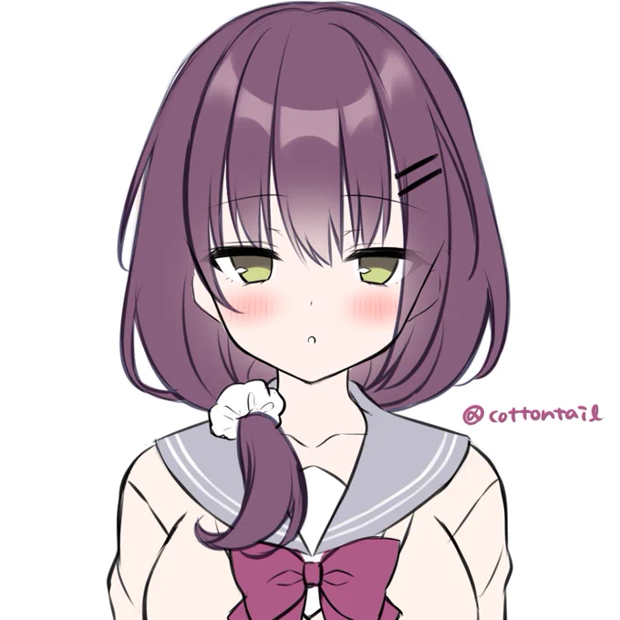 来月から色々描いていく予定のジト目ちゃんキャラデザ 