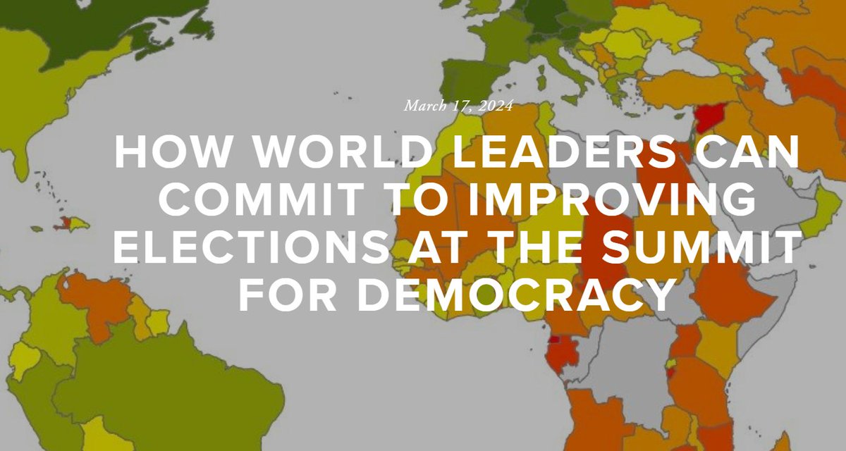 How world leaders can commit to improving elections this week at the #summitfordemocracy, using data and evidence. Read the blog @TobySJames & @HollyAnnGarnett ahead of the week's discussions electoralintegrityproject.com/eip-blog/summi…
